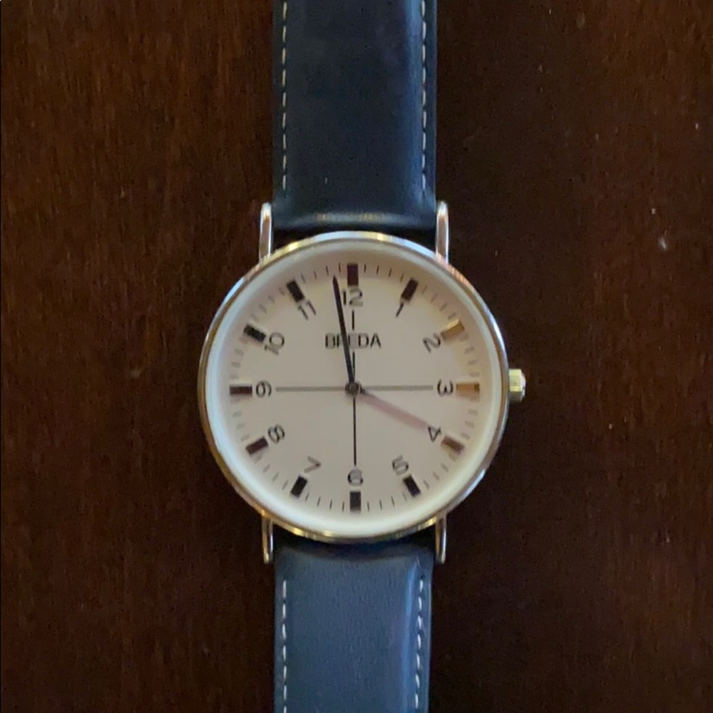 Blue Leather Breda Watch